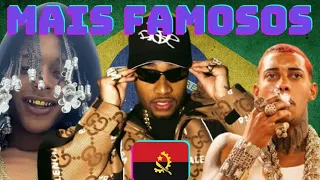 5 rappers BRASILEIROS mais FAMOSOS em Angola... 2024