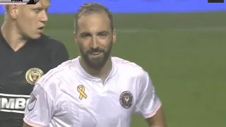 Gonzalo Higuain Debut With Inter Miami CF Highlights 27/09/2020