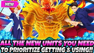 *ALL THE NEW MUST HAVE, MOST IMPORTANT & USEFUL UNITS* YOU NEED TO GET & BUILD NOW (7DS Grand Cross)