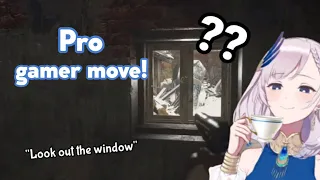 Reine reaction "Look out the window" Resident Evil Village