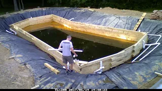 Natural Pool Time Lapse Build