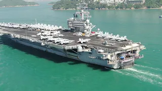 USS Ronald Reagan CVN-76 Hong Kong Visit 2018