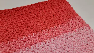 Easy Crochet Stitch For Blankets and Scarfs / Crochet Elizabeth Stitch Tutorial