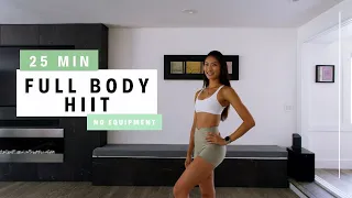 25 MIN FULL BODY HIIT WORKOUT - No Repeat | Jamie Tsai