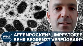 AFFENPOCKEN IN DEUTSCHLAND: "Impfstoffe sind sehr begrenzt verfügbar" - Virologe Schmidt-Chanasit
