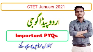 CTET Urdu Pedagogy PYQs | Important for CTET July 2023 | Urdu Pedagogy by @HaidariStudyPoint