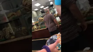 Bagel boss customer goes on rant about his height and gets tackled