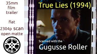 True Lies (1994) Trailer A, 35mm film scan, flat open matte, 2304p