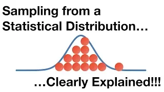 Sampling from a Distribution, Clearly Explained!!!