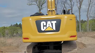 Cat Grade Control with Touch Point Feature - Cat Next Gen Excavator