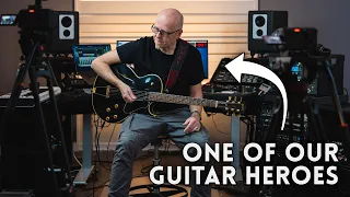 We visited one of our guitar heroes // Stu G Studio Vlog