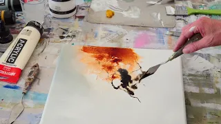Easy Painting for Beginners/Abstract Painting /peinture abstraite / Acrylic