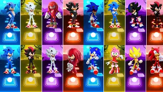 All Video Meghamix - Sonic The Hedgehog - Silver The Hedgehog - Knuckles The Echidna || Tiles Hop 🎯🎶