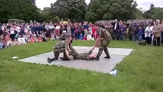 Irish Defence Force Unarmed Combat and Disarming Demonstration