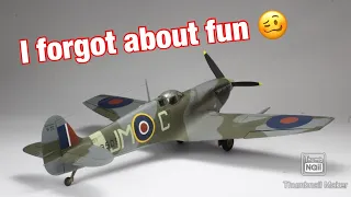 Is Your Hobby FUN?…..It should be! Eduard 1/48 Spitfire MK LFVC, Full Build Video