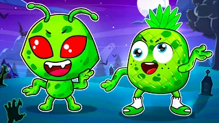 Alien Zombies Dance Song 👽 | Zombie Epidemic 🎶 | English Kids Songs by YUM YUM