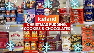 CHRISTMAS PUDDING, COOKIES & CHOCOLATES AT ICELAND OCT 2022 | ICELAND HAUL | TRAVELANDSHOP WITH ME