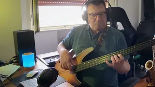 BLUE BOSSA - Fretless bass solo (Ibanez SRH500F)