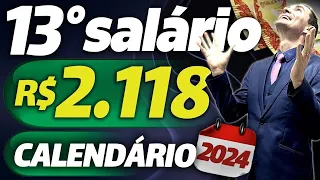 SAIU no DIÁRIO OFICIAL: 13 salario dos aposentados ADIANTADO 2024 - VEJA as DATAS e VALORES