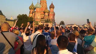 Argentinos na Praça Vermelha, em Moscou