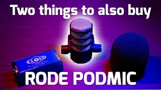 RODE PODMIC - Two things to buy + why you see small waveforms!