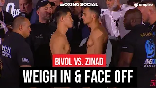 Dmitry Bivol vs. Malik Zinad | Full Weigh In & Final Face Off
