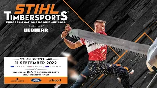 STIHL TIMBERSPORTS® European Nations Rookie Cup 2022