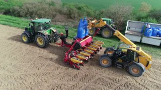 2024 kukorica vetés ⎮7250r +Vaderstad Tempo F 8