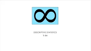 Chapter 1-3 Descriptive Statistics - TI-84