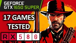 RX 580 8gb vs GTX 1650 SUPER | 17 Games Tested | Mid 2020