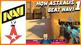 How NaVi got beaten! NAVI vs ASTRALIS mirage - BLAST Premier Spring Groups 2022 - CSGO VOD