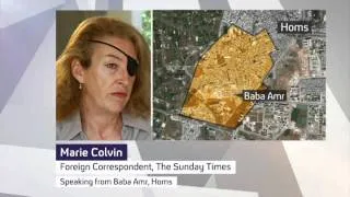 Marie Colvin on Channel 4 News