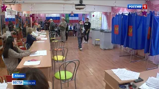 Больше 10% жителей Хакасии проголосовали в первый день выборов