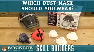 Which Dust Mask Should Woodworkers Wear? | Rockler Skill Builders