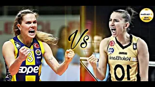 Kelsey Robinson vs Gabi Guimarães - Fenerbahçe x VakıfBank | Turkish Volleyball League 19/20