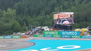 Formula 3 - Austria 2023 - sunday race first laps from T3 grandstand