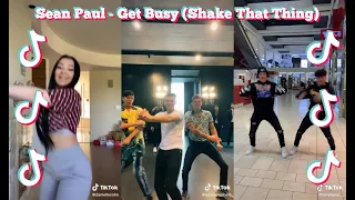 Sean Paul - Get Busy (Shake That Thing) | 100% IN SYNC TIKTOK COMPILATION