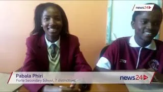 Meet Forte Secondary School's top achievers Pabala and Lebo