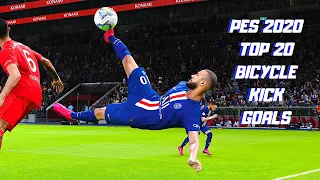 PES 2020 - TOP 20 BICYCLE KICK GOALS | HD