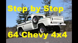 Full Build: 1964 Chevy 4x4 truck restoration. Step by step process by MetalWorks Classic Auto Resto