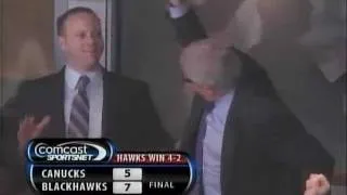 2009 Blackhawks/Canucks Handshake Line