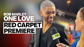 Bob Marley One Love interviews with Kingsley Ben-Adir, Lashana Lynch and more at the London premiere