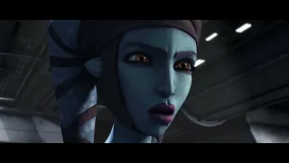 Star Wars The Clone Wars: Anakin & Ahsoka Tano rescuing Aayla Secura