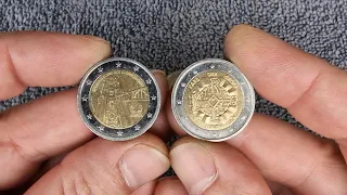 3000€ 2 euro's, collectable coins. Rare!