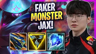 FAKER IS A MONSTER WITH JAX! - T1 Faker Plays Jax TOP vs Aatrox! | Season 2024