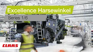 Excellence Harsewinkel. 1/6 threshing, separation and cleaning.