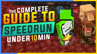 How to SPEEDRUN - The COMPLETE GUIDE for Under 10 Minute SPEEDRUN - Minecraft 1.17