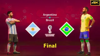 FIFA 23 - ARGENTINA vs. BRAZIL - FIFA WORLD CUP FINAL - [4K]