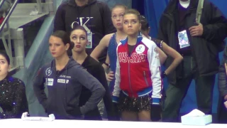 Elena RADIONOVA, TURSYNBAEVA, Zijun LI готовятся к прокату. Rostelecom Cup 2016.