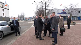 Премьер-министр Беларуси Роман Головченко  посетили Мозырский НПЗ
